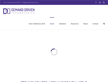 Tablet Screenshot of demanddriventech.com